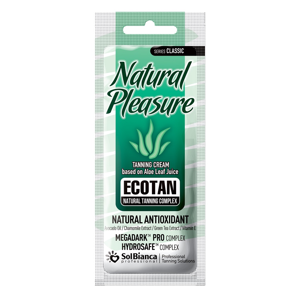 Крем для загара в солярии SolBianca “Natural Pleasure” 15 мл Саше