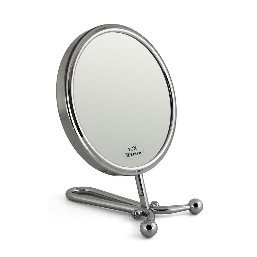 Зеркало настольное Weisen BIC-0180B-4 10Х-увеличение
