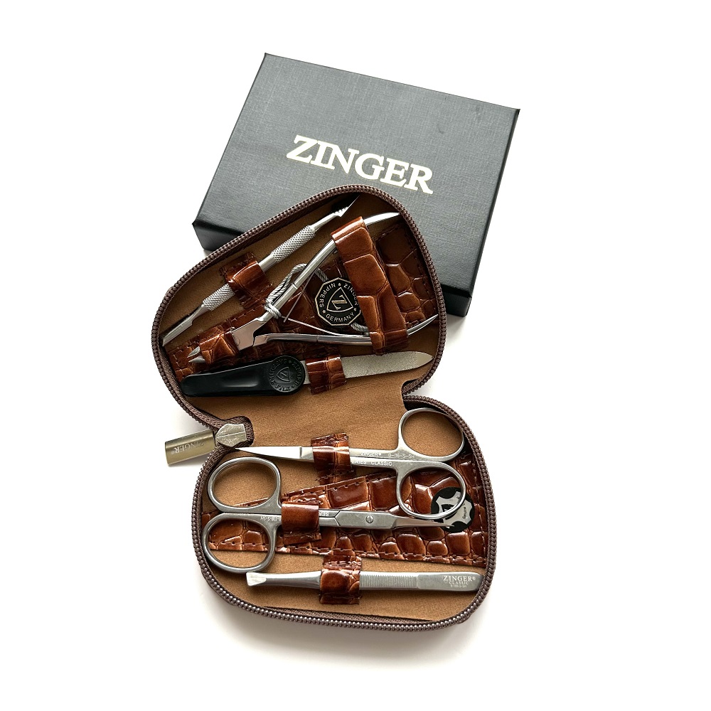 Маникюрный набор Zinger MS-7103 коричневый