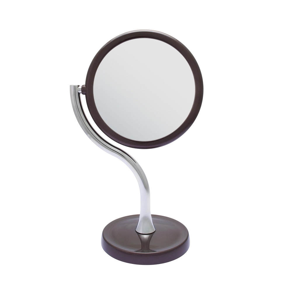 Зеркало настольное Weisen ST-465 BROWN 10х увеличение