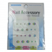 Наклейки для ногтей Nail Accessory голографические HS-08