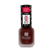 Лак для ногтей Brigitte Bottier Satin Chic SC-153 коричнево-вишневый