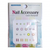Наклейки для ногтей Nail Accessory голографические HS-03