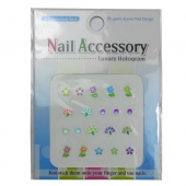 Наклейки для ногтей Nail Accessory голографические HS-01